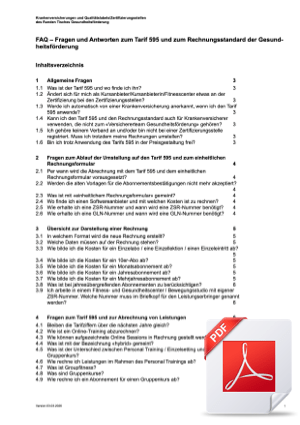 Tarif 595 FAQ